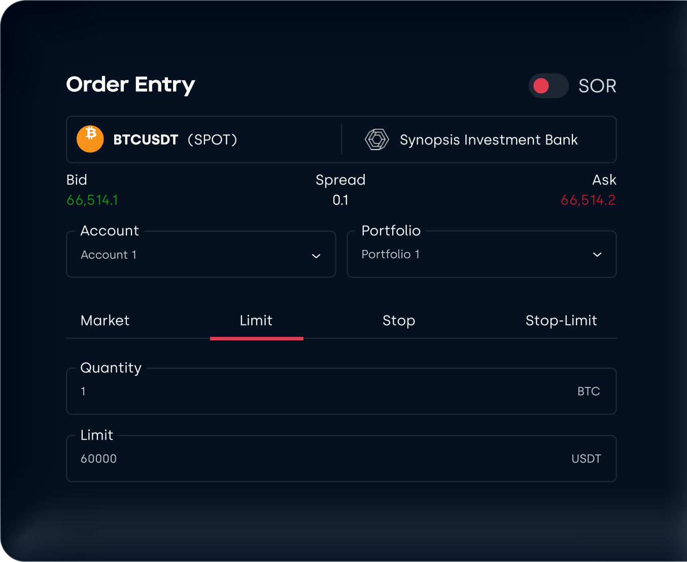The institutional trading platform for digital assets – your unified trade and operating layer
